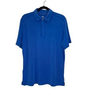 NWT Tommy Bahama Blue Zipper Polo Size M